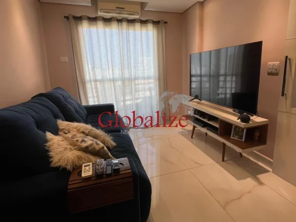 Imagem Apartamento à venda com 73m², 2 quartos, varanda, Piscina, 1 vaga por R$586.000,00 na Aparecida em Santos