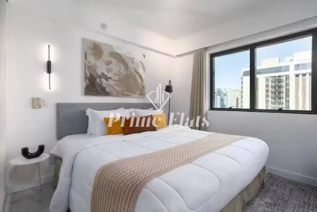 Imagem Flat disponível para locação no Meliá Ibirapuera, com 26m², 1 dormitório e 1 vaga
