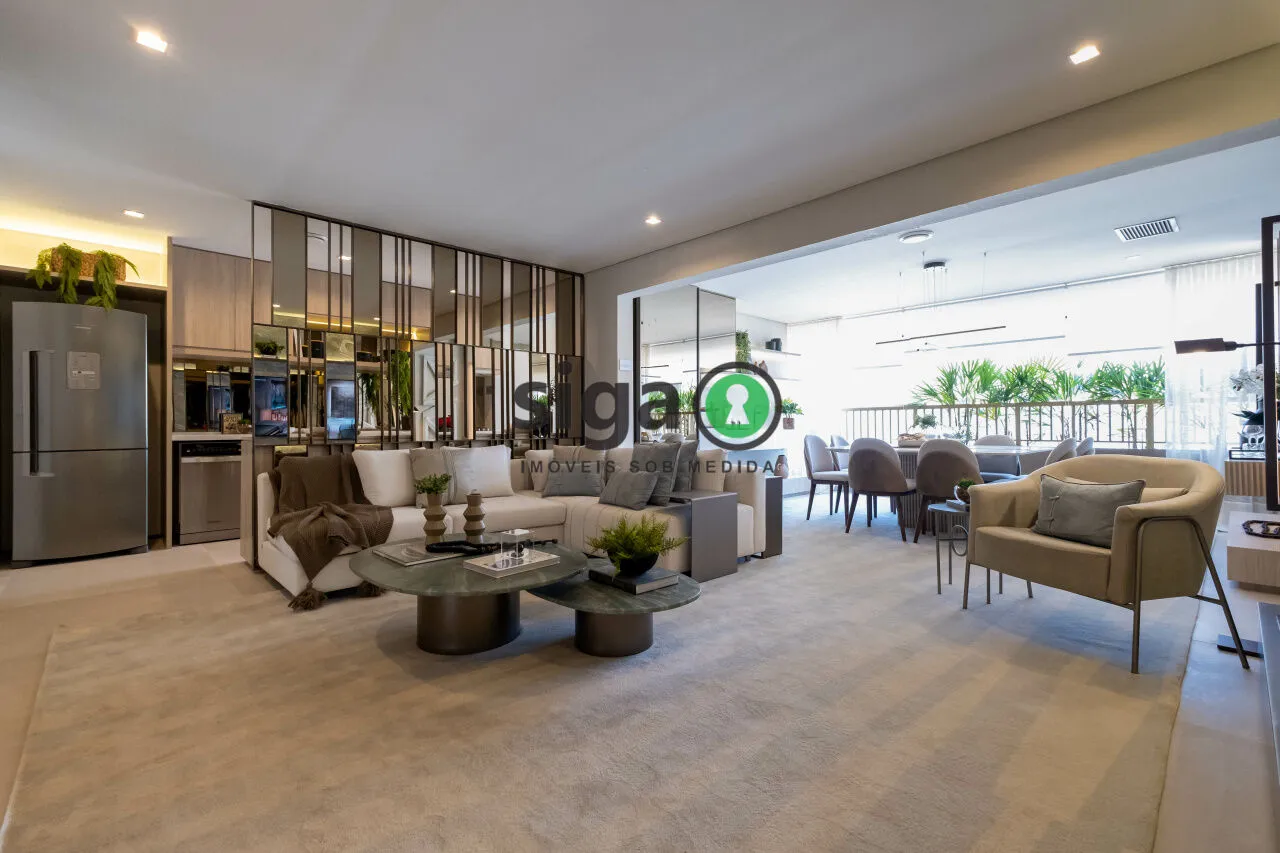Imagem Apartamento à venda em Moema com 146,07 m², 4 suítes e 2 vagas DEMARCADAS ao lado do metrô