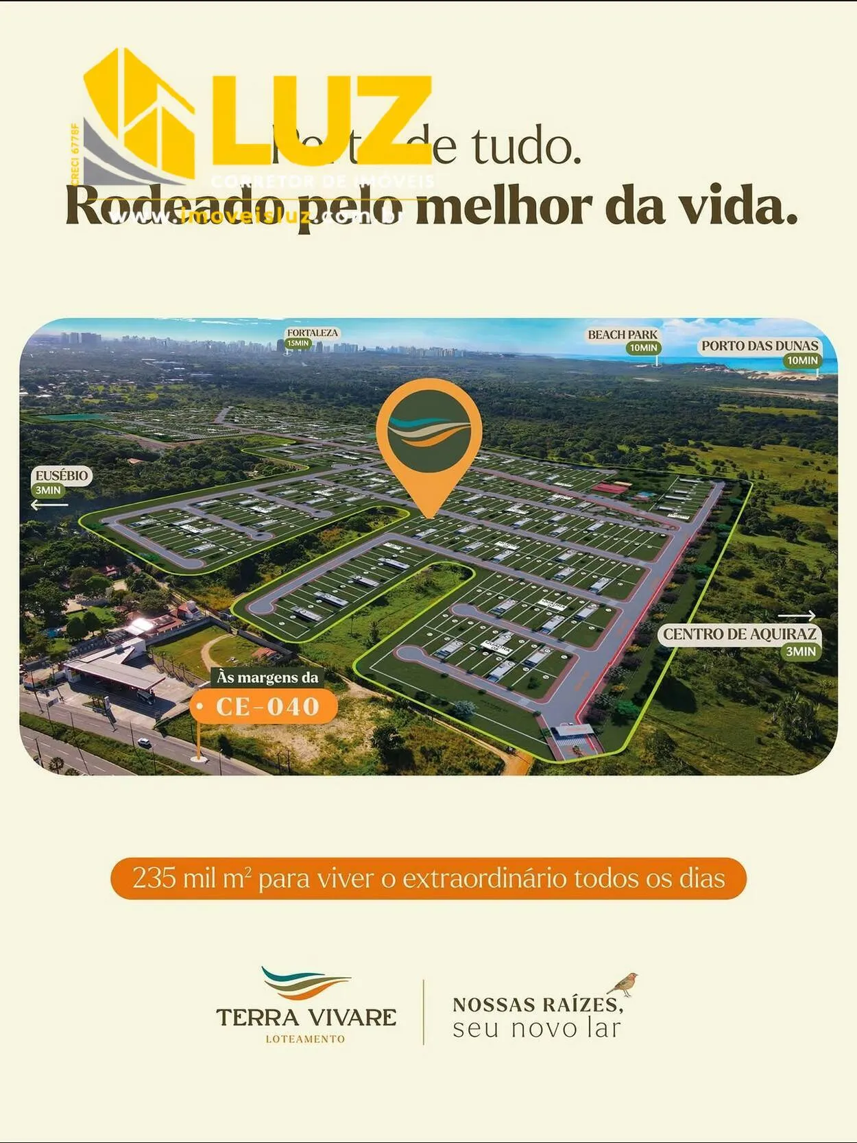 Foto do imóvel Terra Vivare Aquiraz! Viva com Exclusividade, e Invista com Inteligência!