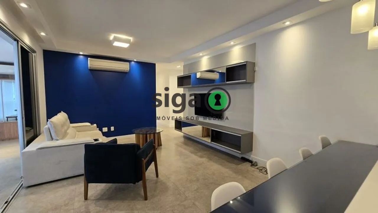 Imagem Brooklin | 105 m² - 3 dormitórios sendo 2 Suítes - Varanda Gourmet - Pronto para Morar