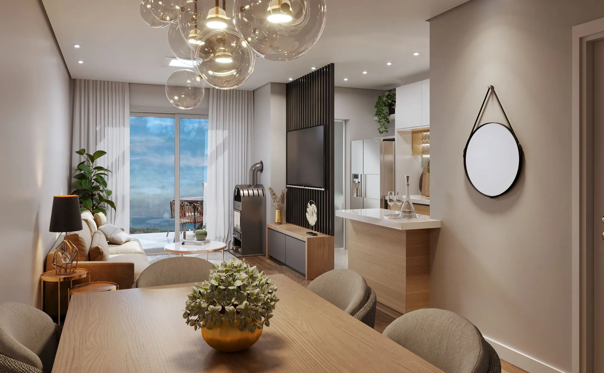Imagem Apartamento à venda em Gramado, Av. Central, com 1 quarto, 57.18m2