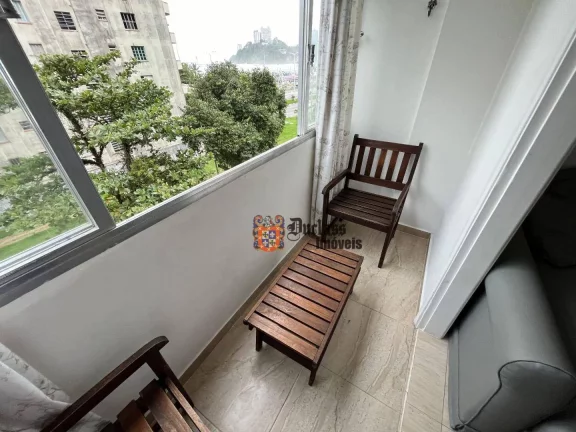 Imagem Apartamento com 1 dormitório à venda, 58 m² por R$ 270.000,00 - Itararé - São Vicente/SP