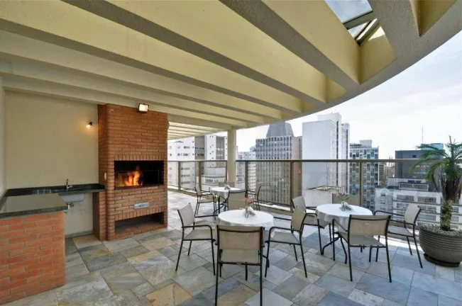Imagem Flat disponível para venda no Transamerica Executive Nova Paulista, com 23m², 1 dormitório e 1 vaga de garagem