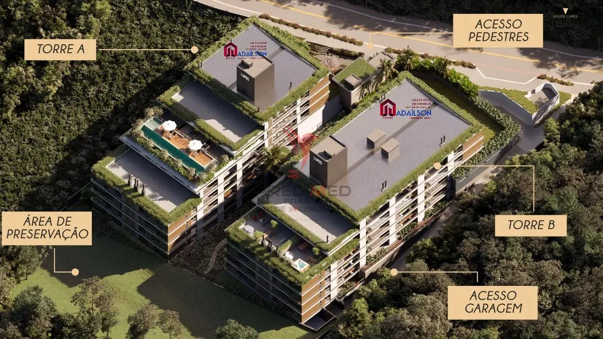 Imagem Apartamentos à venda no Live Lumis Cacupé Floripa SC
