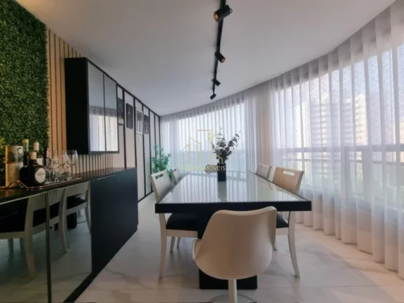 Imagem Apartamento decorado alto luxo com três suítes vista mar a venda na Colina A em Patamares