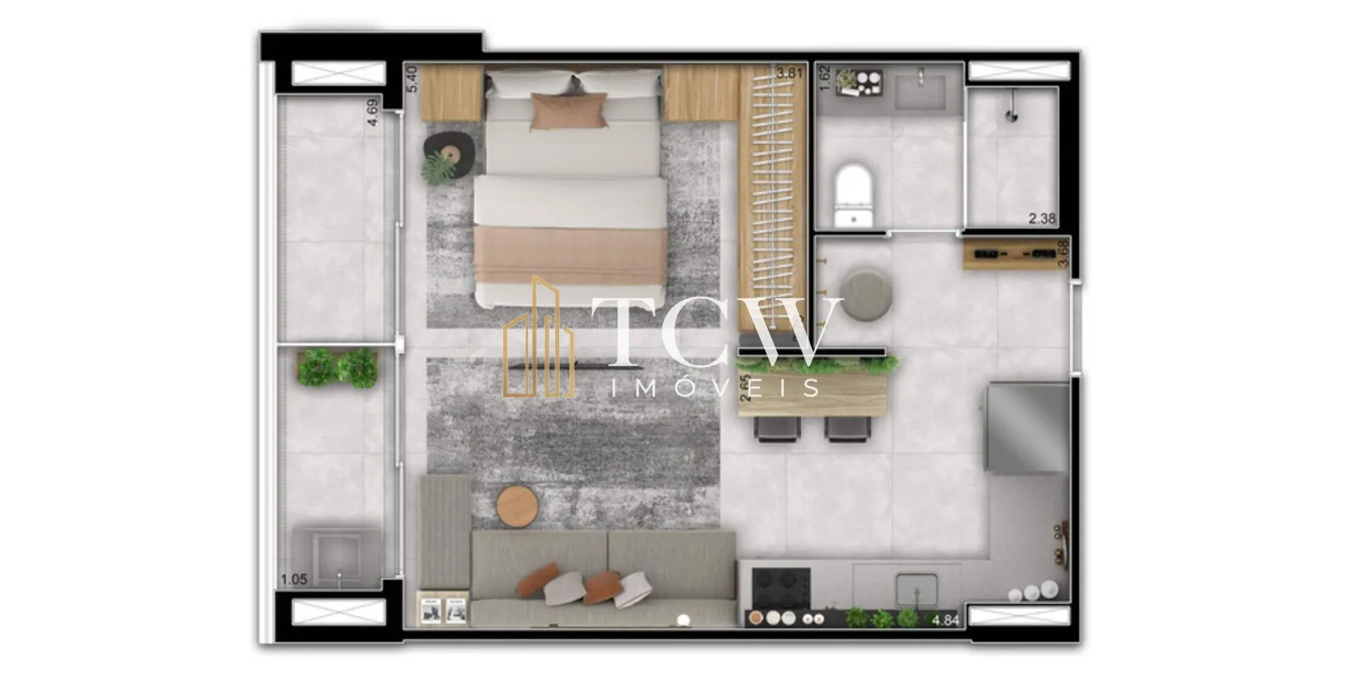 Imagem Apartamento à venda no bairro Brooklin Paulista - São Paulo/SP, Zona Sul