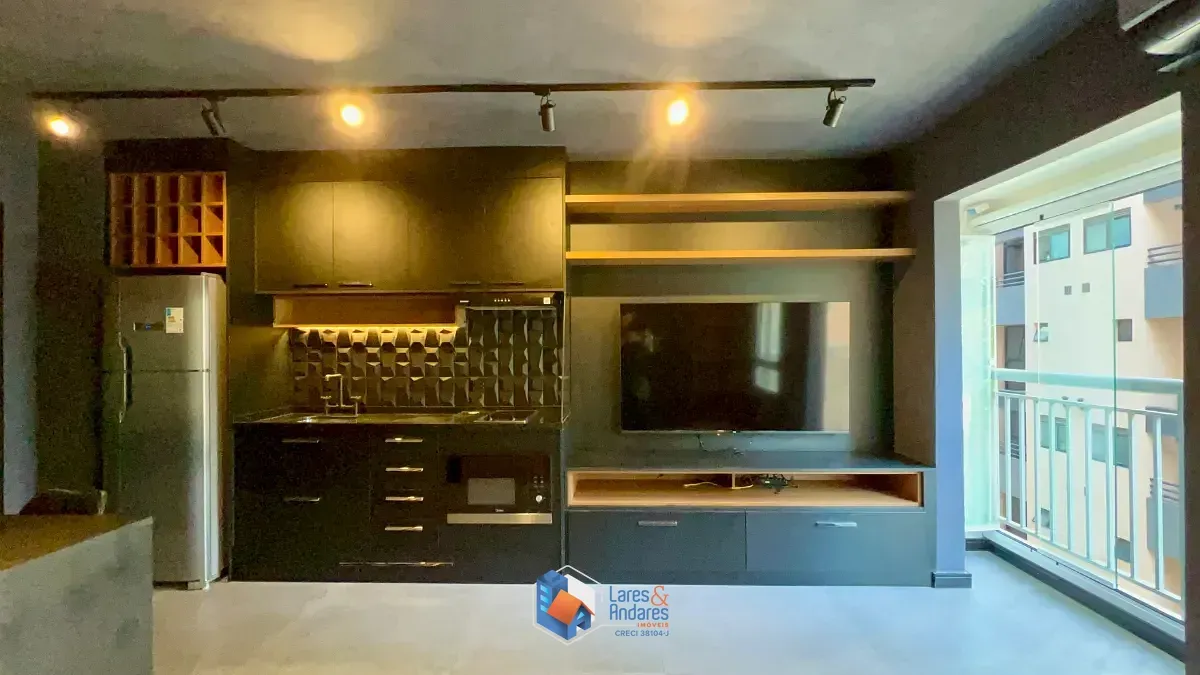 Imagem Studio para venda e locação em Pinheiros com 1 quarto, sendo 1 suíte, 31m²