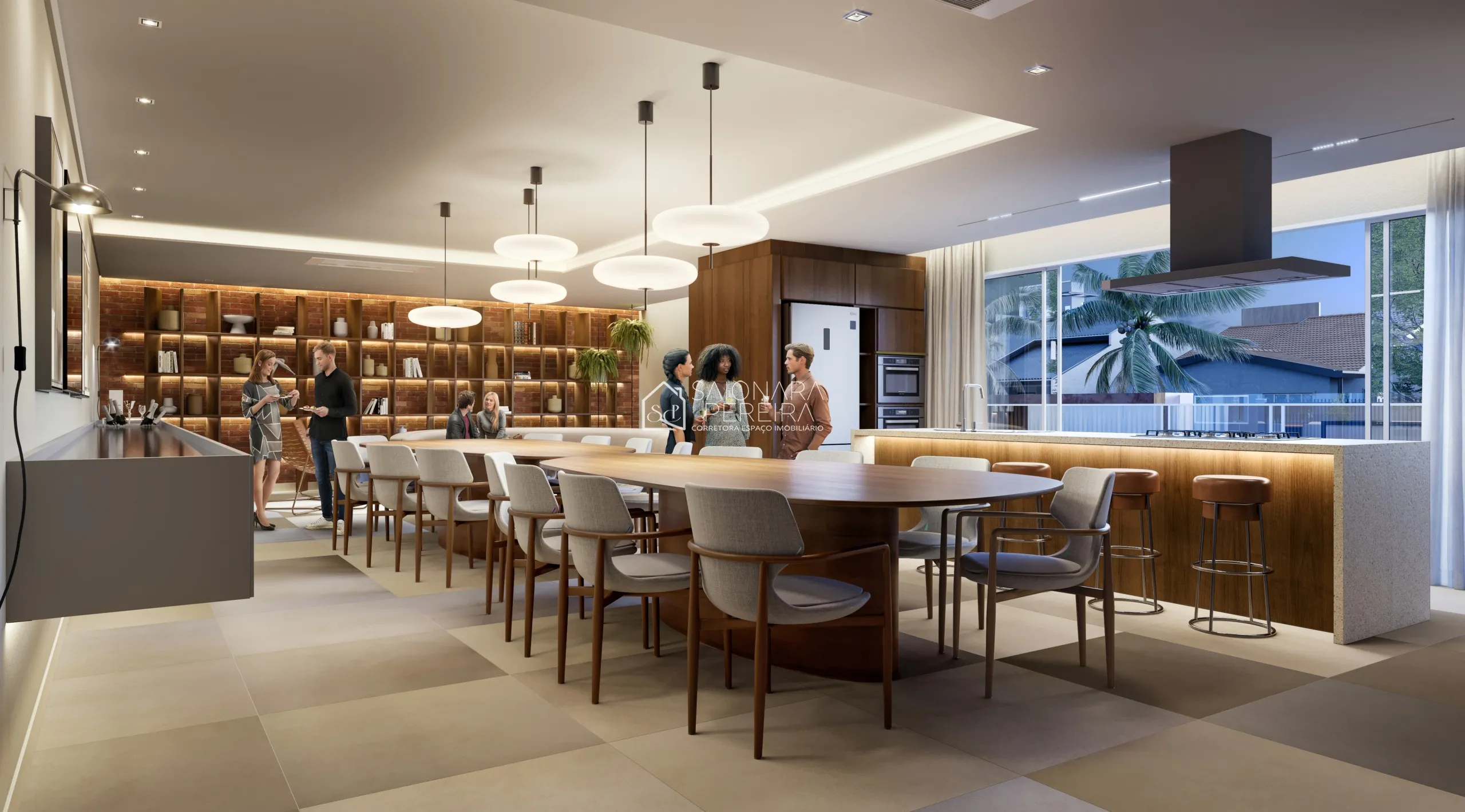 Imagem Apartamento 3 Suítes à Venda no Bairro Campinas, São José - 136m² com Vista para o Mar