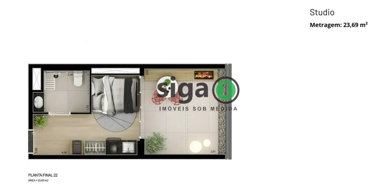 Imagem Apartamento Studio para venda no Paraíso, São Paulo - SP