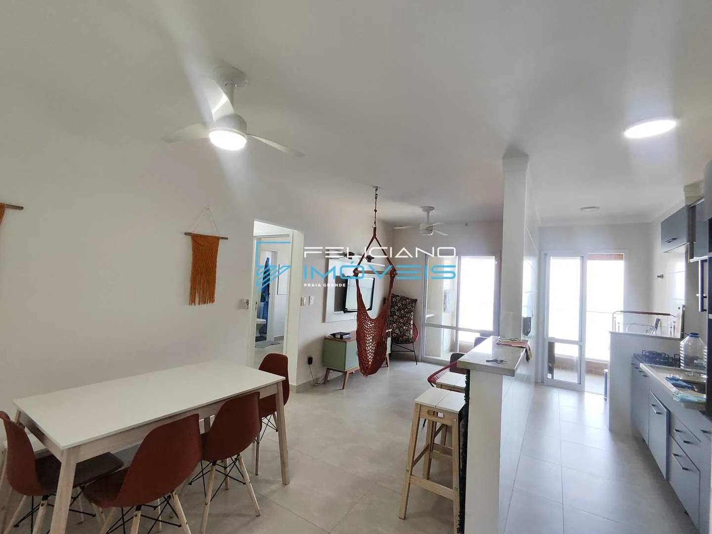 Imagem Apartamento com 2 quartos, Balneário Maracanã, Praia Grande - R$ 650 mil, Cod: 6250