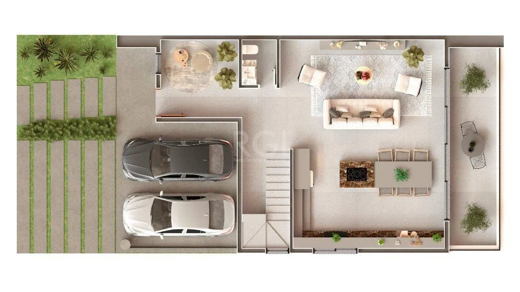 Imagem Casa Condominio para Venda - 288m², 3 dormitórios, sendo 3 suites, 4 vagas - Centro