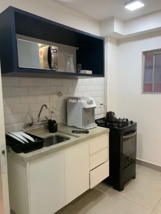 Imagem Apartamento para locação na Vila Olímpia, com 2 quartos, 1 banheiro e 1 vaga de garagem!