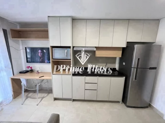 Foto do imóvel Flat disponível para locação no Condomínio Verdana, com 30m², 1 dormitório e 1 vaga de garagem em Rua Ossian Terceiro Teles