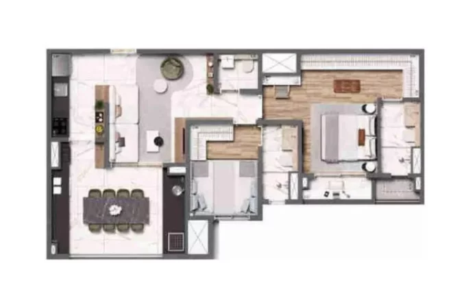 Imagem LIVING UNITED IPIRANGA - CYRELA - Apto 75m², à 800m da Estação Ipiranga, da linha Turquesa da CPTM!