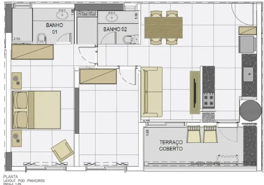 Imagem Apartamento para Locação em São Paulo / SP no bairro Pinheiros