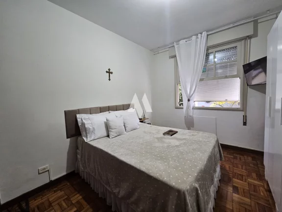 Imagem Apartamento 104m² com 2 dormitórios e garagem fechada à venda no Boqueirão - Santos/SP