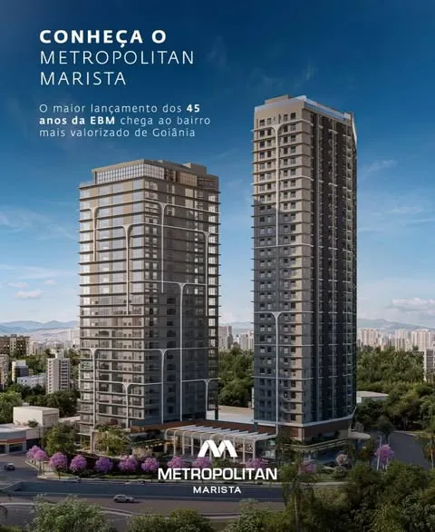 Foto do imóvel O METROPOLITAN MARISTA Â- EBM - MIXED-USE, Reunindo Em Um Ãºnico EndereÃ§o Moradia, NegÃ³cios, Gastronomia, ServiÃ§os, ConveniÃªncia E ExperiÃªncias. em Rua 147 - Marista, Goiania - GO