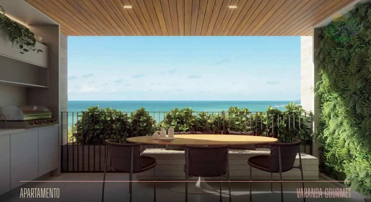 Apartamento de 2 suites, beira mar, Reserva do Paiva, Cabo Sto Agostinho, Pernambuco. em Avenida A