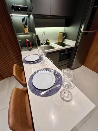 Imagem Flat disponível para locação no The World na Vila Olímpia, com 30m², 1 dormitório e 1 vaga