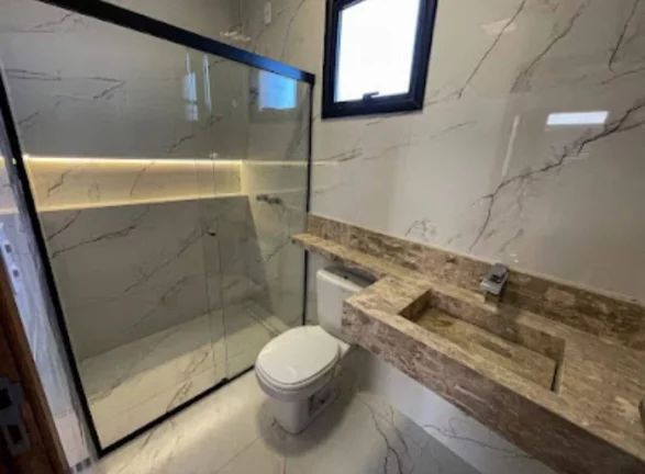 Imagem CASA TÉRREA COM PISCINA 03 DORMITÓRIOS SUÍTE CONDOMINIO HORTO VILLAGIO