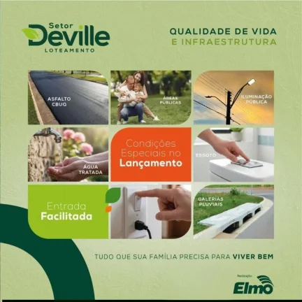 Imagem Setor Deville  Região Da Chácara São Pedro , Lotes De 180 A 880 M²