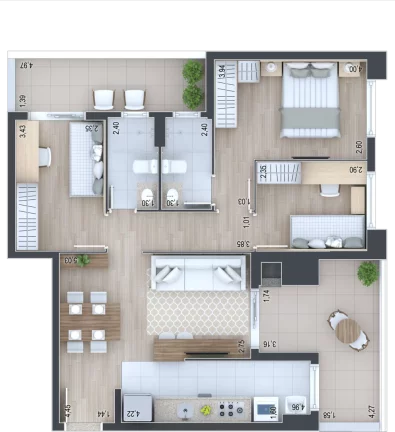 Imagem Terrasse Magique - Breve Lançamento - Apartamento à venda no bairro Portão - Curitiba/PR