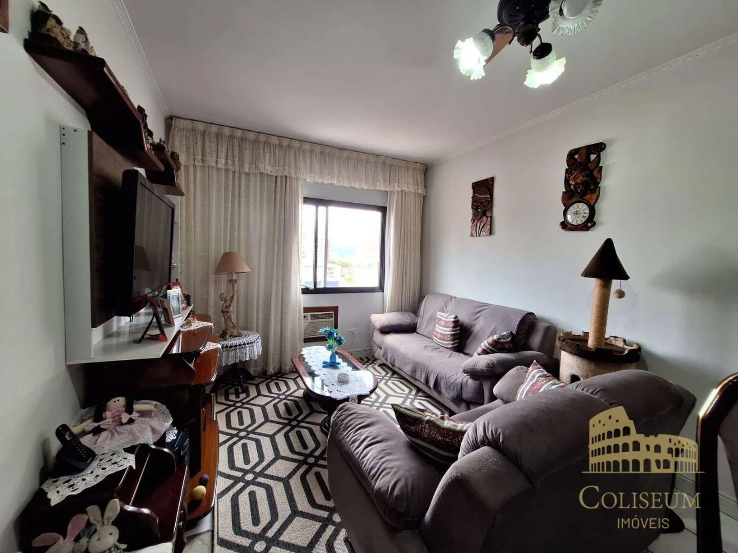 Imagem Apartamento com 2 dormitórios à venda, 97 m² por R$ 430.000,00 - Canto do Forte - Praia Grande/SP
