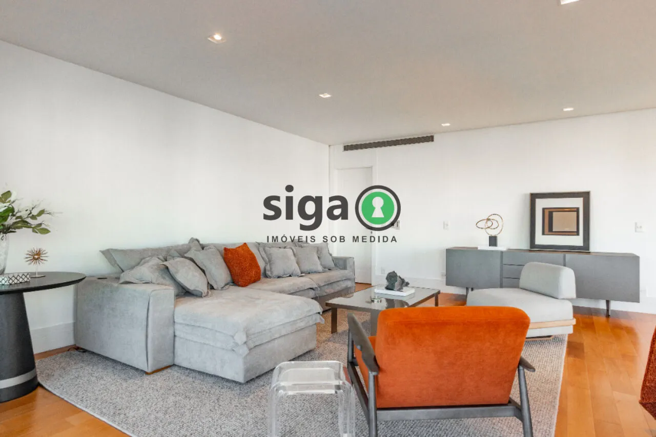 Imagem Apartamento Alto Padrão no Itaim Bibi de 3 Quartos com 5 Vagas - 275m² à Venda.