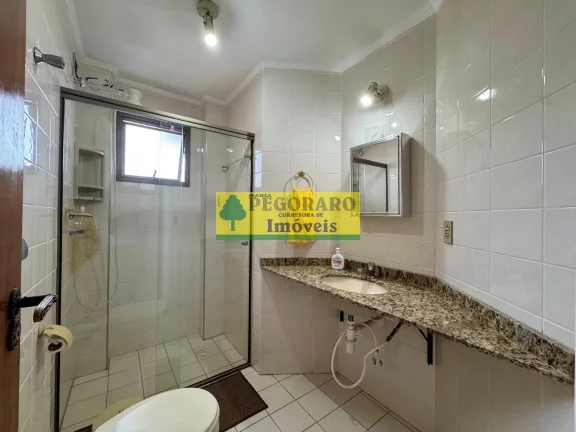 Imagem Apartamento de 2 quartos na Prainha, Caraguatatuba-SP 1 suíte, 2 salas, 2 banheiros, 1 vaga de garagem e vista para o mar
