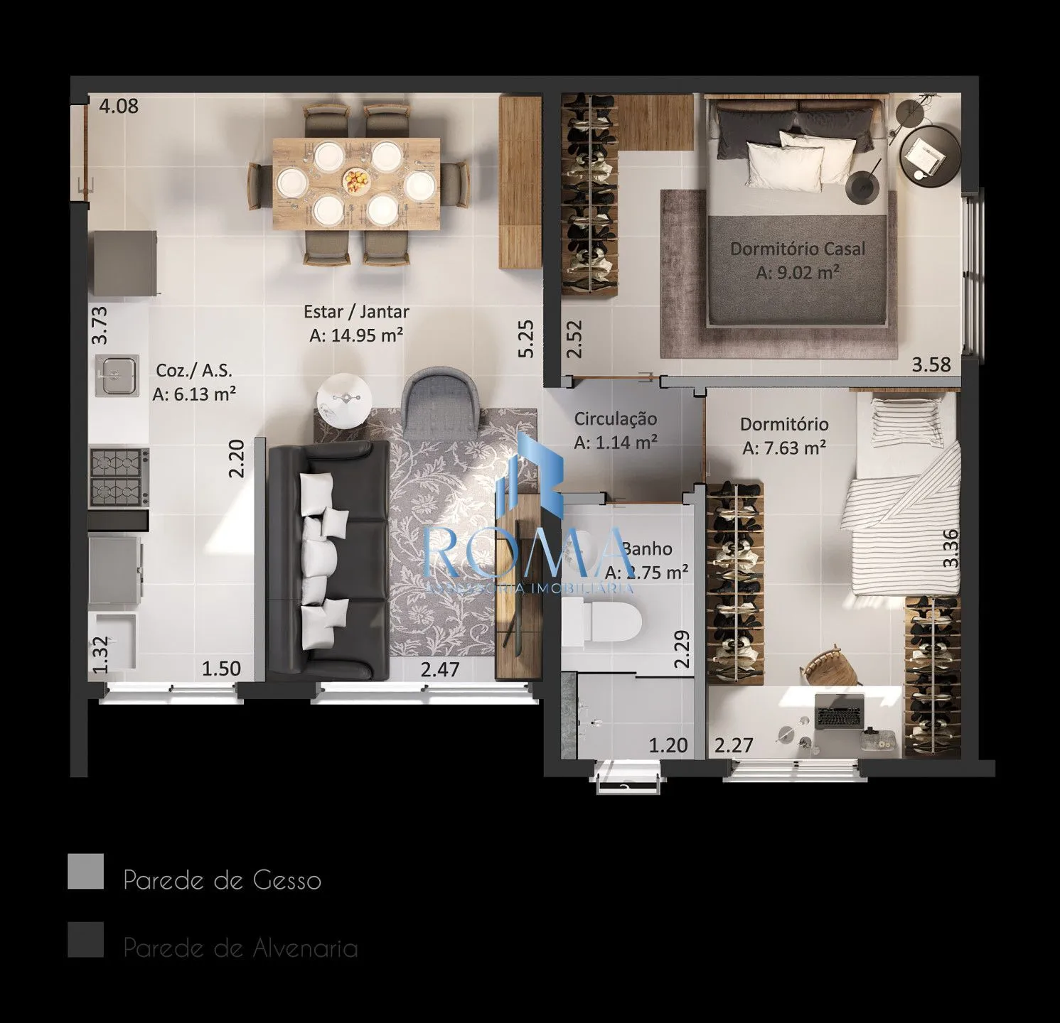 Imagem Apartamento 2 dormitórios à venda Patronato Santa Maria/RS