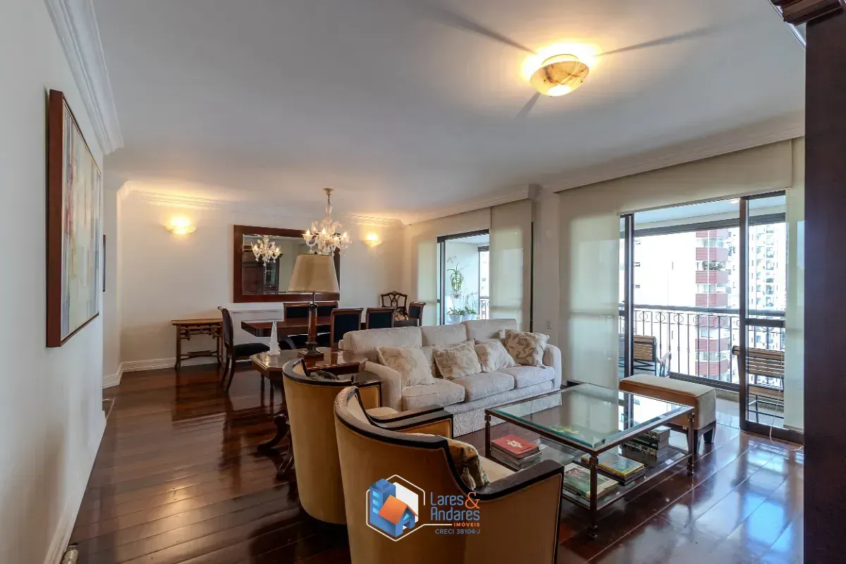 Imagem Apartamento para venda em Campo Belo com 4 quartos, sendo 4 suítes, 178m²