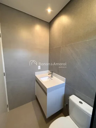 Imagem Casa térrea moderna à venda no Condomínio Terras da Estância, em Paulínia/SP, ideal para quem b...