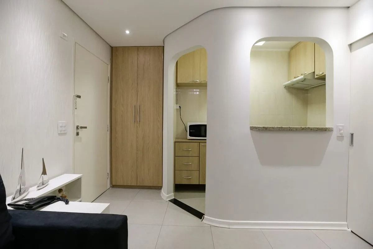 Foto do imóvel Apartamento com 1 Quarto para alugar, 29m² - Jardim Paulista em Alameda Campinas, 129 - Jardim Paulista, São Paulo - SP