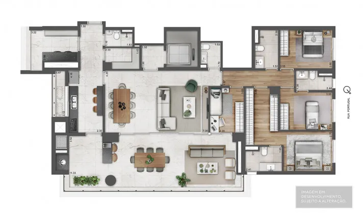 Imagem Apartamento com 4 Quartos à Venda, 190 m² em Brooklin Paulista - São Paulo