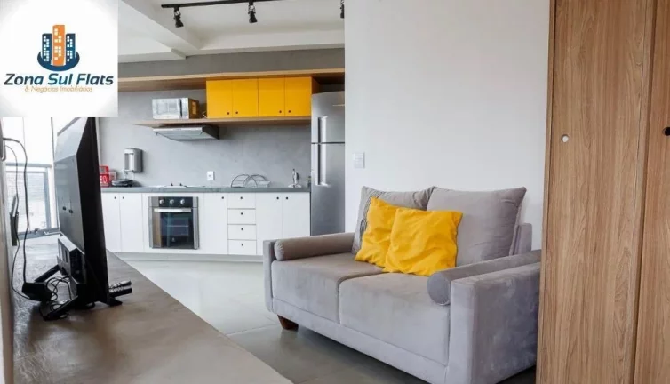 Imagem Apartamento à Venda Em Pinheiros Com 1 Suíte e 1 Vaga., Varanda