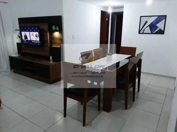 Imagem Vendo Apartamento, Mobiliado, com 73 m², 2 quartos, 1 suíte, sala p/ ambientes e 1 vaga