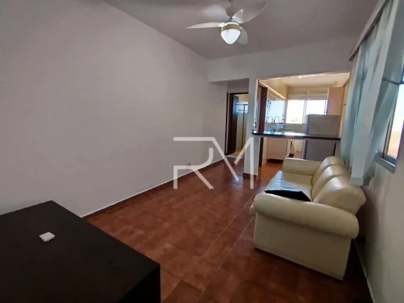 Imagem Apartamento com 1 dormitório para alugar, 50 m por R$ 1.300,00/mês - Balneário Santa Eugênia - Mongaguá/SP