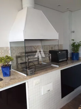 Imagem Casa sobreposta alta à venda com 4 suítes e área de lazer privativa no Embaré de Santos/SP