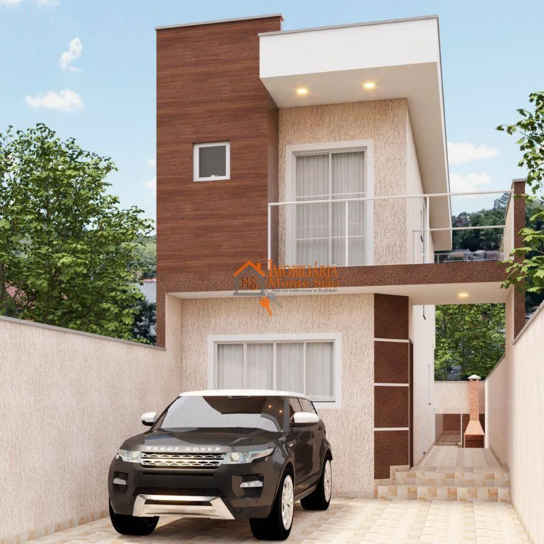 Imagem Sobrado com 3 dormitórios à venda, 97 m² por R$ 720.000,00 - Parque Flamengo - Guarulhos/SP