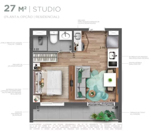 Imagem VILLA POMPÉIA - CONX - Apartamentos de 35m², a 450 metros da futura Estação SESC-POMPÉIA!