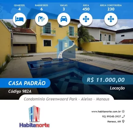 Foto do imóvel CASA NO CONDOMÍNIO GREENWOOD PARK - ALEIXO