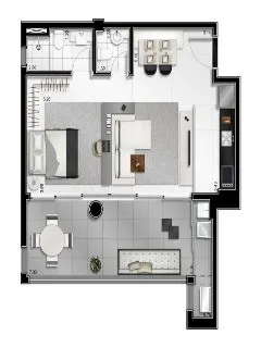 Imagem Imperdível apartamento à venda em São Paulo-SP, no Itaim Bibi! 1 quarto, 1 suíte, 1 sala, 2 banheiros, 1 vaga de garagem e 67m² no Condomínio Limited Itaim