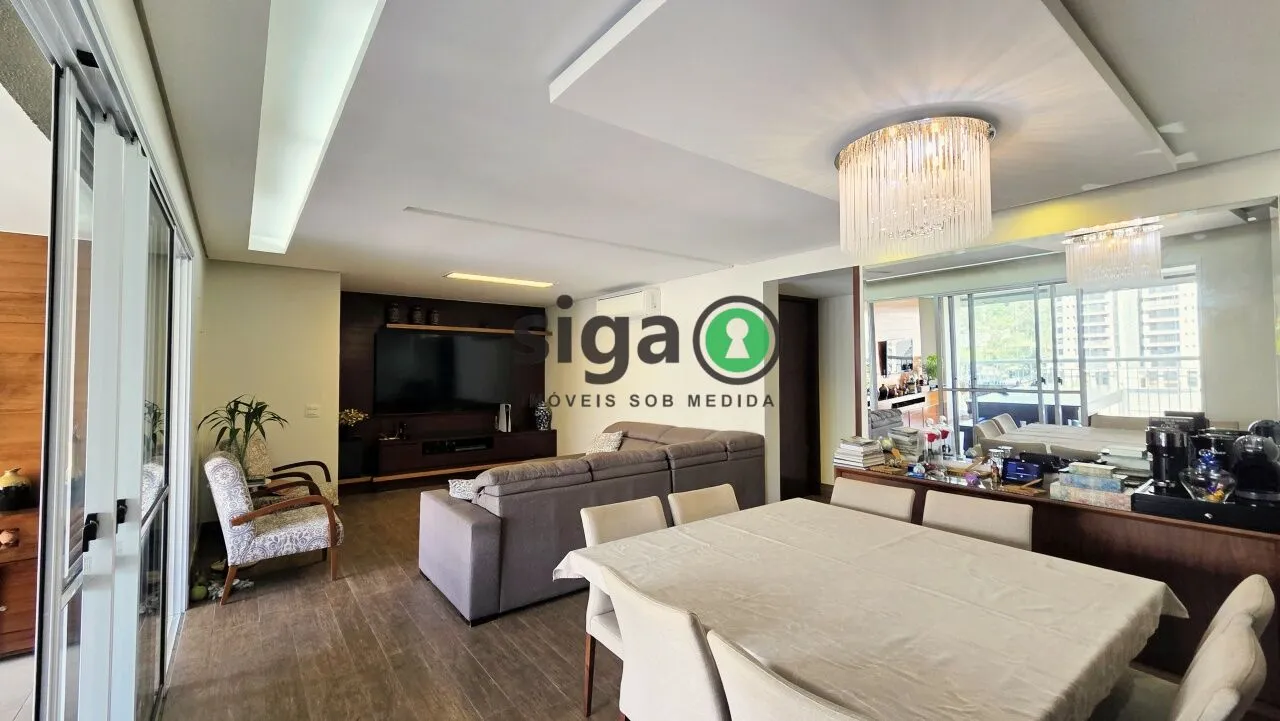 Foto do imóvel Apartamento de 168m2, com 3 suítes e 3 vagas à venda na Vila Andrade