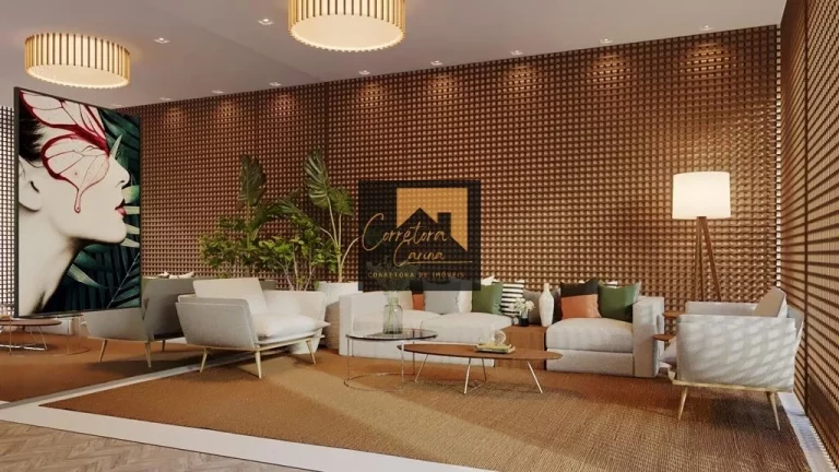 Imagem Apartamento no 8º andar com 75,99m² privativos, 2 quartos sendo 1 suíte com persianas! Sala de es...
