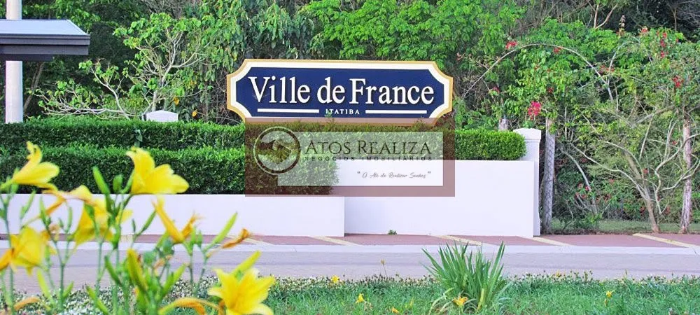 Imagem Vendo Oportunidade em Itatiba, Terreno 810m2 em condômino Ville de France, Jardim Paladino - R$ 320.000: Venda. Aproveite.