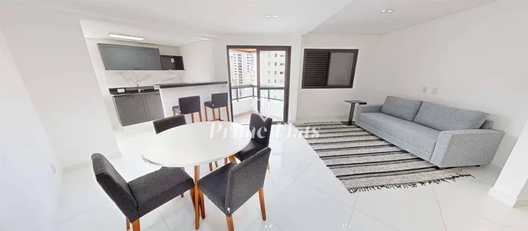 Imagem Flat disponível para locação no The First Free Flex Residence no Jardins, com 55m², 2 dormitórios e 1 vaga