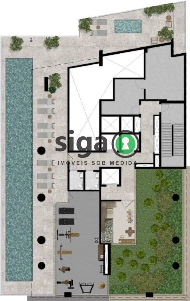 Imagem OMA 909 Pinheiros: 90m² de amplitude e sofisticação