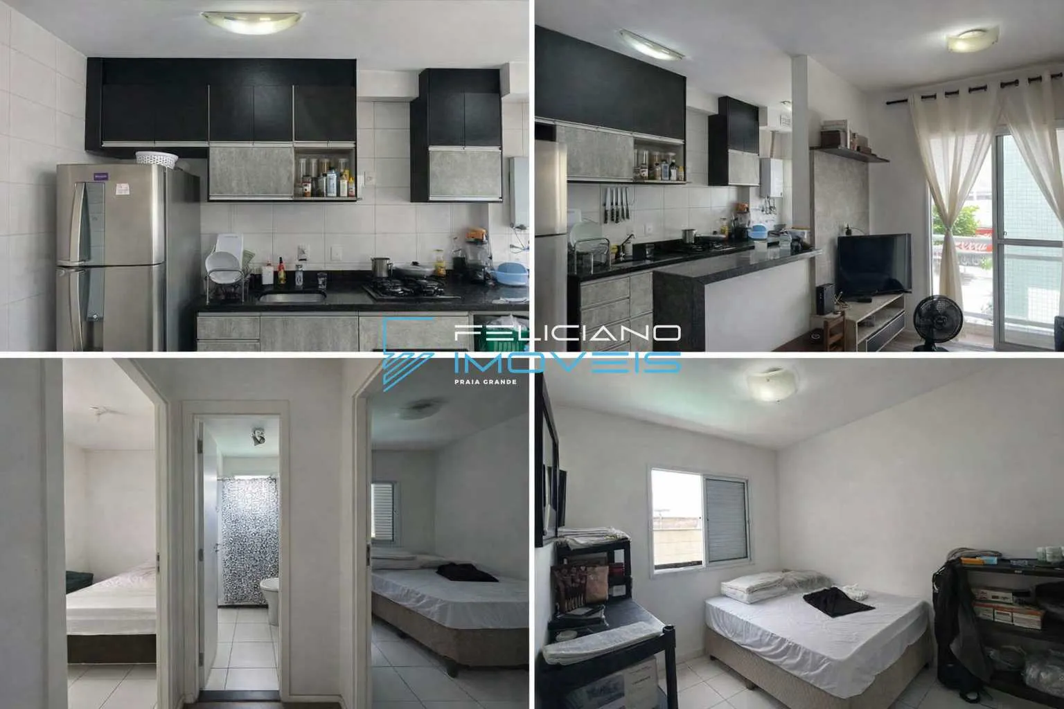 Imagem Apartamento com 2 quartos, Ocian, Praia Grande - R$ 329 mil, Cod: 7216
