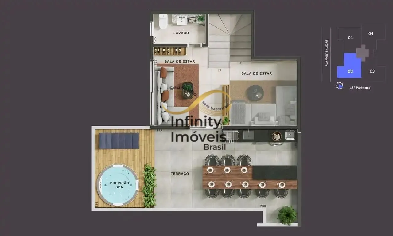 Imagem Up Contorno - Serraa - Apartamento à venda no bairro São Lucas - Belo Horizonte/MG